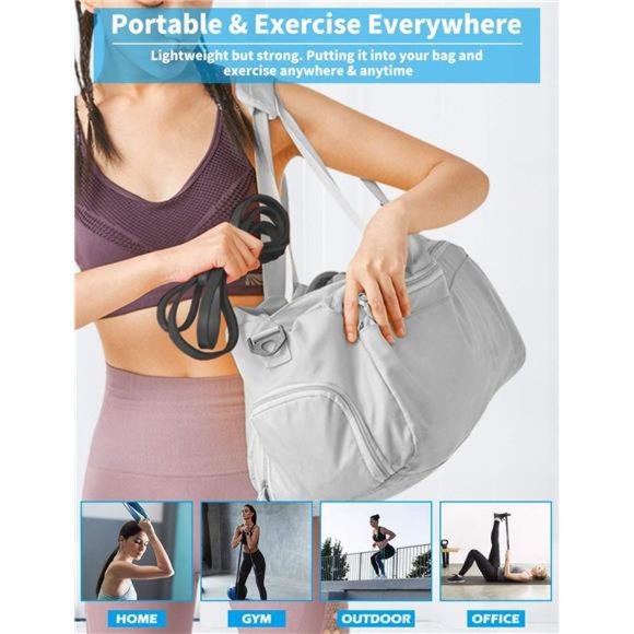 Pull Up Assistance Bands, Resistance Bands Set for Men & Women, Exercise Bands - Picture 5 of 6